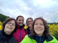 Dikkie, ingrid, Dirkje en Yvonne