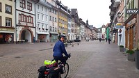 Waldshut op zondag. Prachtige winkelstraat