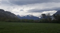 Donkere wolken, gelukkig de hele dag geen regen
