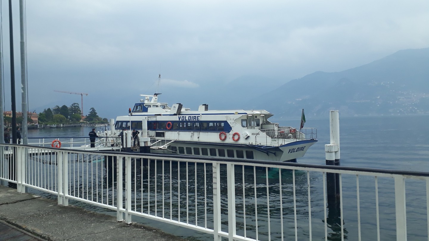 De ferry naar Belaggio