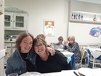 3 jaar geleden zaten de Italiaanse dames achter ons er ook!