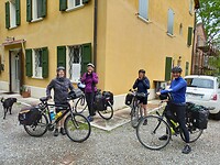 Vertrek vanaf B&B Bastiglia