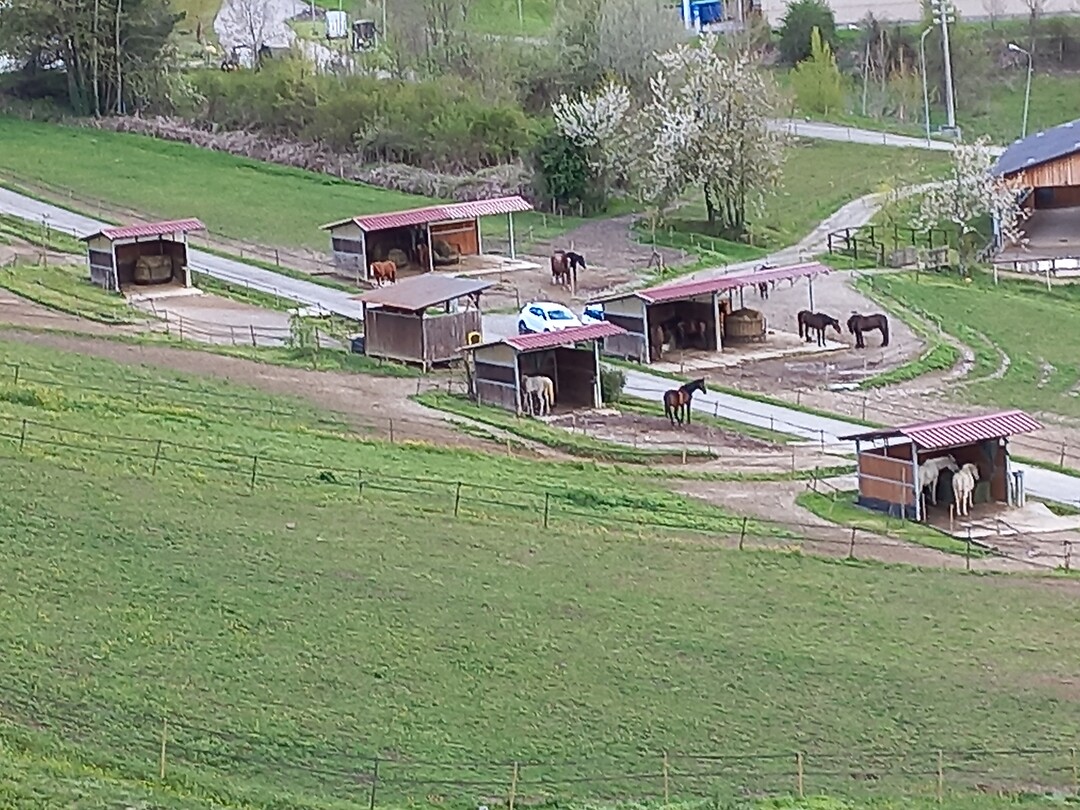 Uitzicht vanuit onze B&B Castel D'aiano