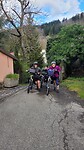 De laatste klim vandaag! B&B Castel d'Aiano