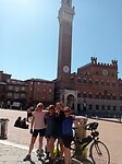 Op het plein in Siena