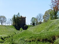 Het oude sluiswachters huis bij Chuisi