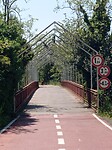 Bogen op het fietspad