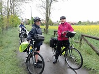 Fietsen in de regen