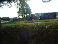 Langs het vrijheidsmuseum in Groesbeek