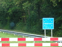Via een klein stukje Duitsland komen we weer in Nederland