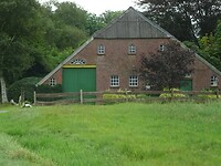 Dit soort boerderijen zie je veel