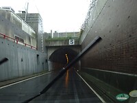 Door de tunnel de Weser onderdoor