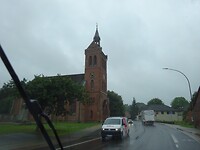 Soms kerken langs de doorgaande weg