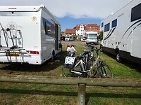 De fietsen staan gereed