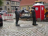 Mooi beeld van twee vissers