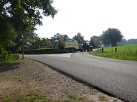 Groot materiaal rukt uit