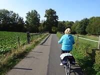 We zijn weer op de fiets gestapt
