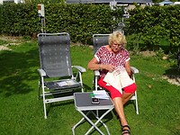 Bep aan haar hobby