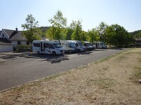 Op de camperplaats in Ligny en Barrois