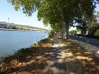 Hier staat wel water in het kanaal