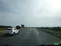 Eerst nog lekker rustig op de A63