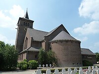 De huidige kerk van 1949
