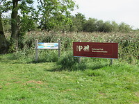 Door een stukje van het natuurpark