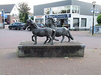 Op het dorpsplein