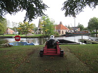 Gezicht op de kalkovens