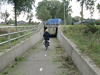 Wij geen last van, gaan er onderdoor