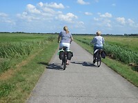 Door het natuurgebied