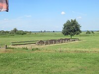 Overblijfsel van de muur om het klooster in St Jansklooster