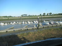 Vanmorgen liggen de bootjes weer droog