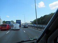 Druk op de weg