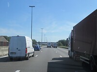 Druk op de weg
