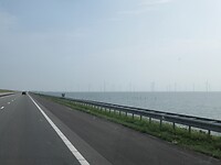 Enorm windmolenpark