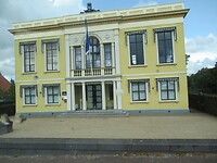 Mooi gebouw onderweg