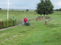 Stukje muur wat overgebleven is van het klooster