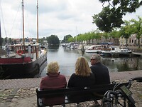 Een blik op de haven