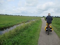 Rijden door een mooi gebied