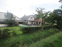 De woning van de boerderij
