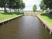 Geen boot in de sluis