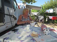 Vanmorgen aan de koffie