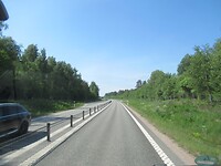 Het is rustig op de weg