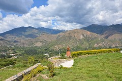 Uitzicht vanuit onze villa in Vilcabamba