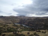Vanuit de bus (Cromwell - Dunedin)