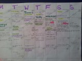 Schedule for Toronto © Candice (not finished by that time yet!)