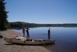 Chilling at the water