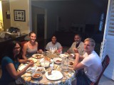 Final dinner with the Leyons