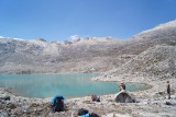 The Laguna underneath the glacier